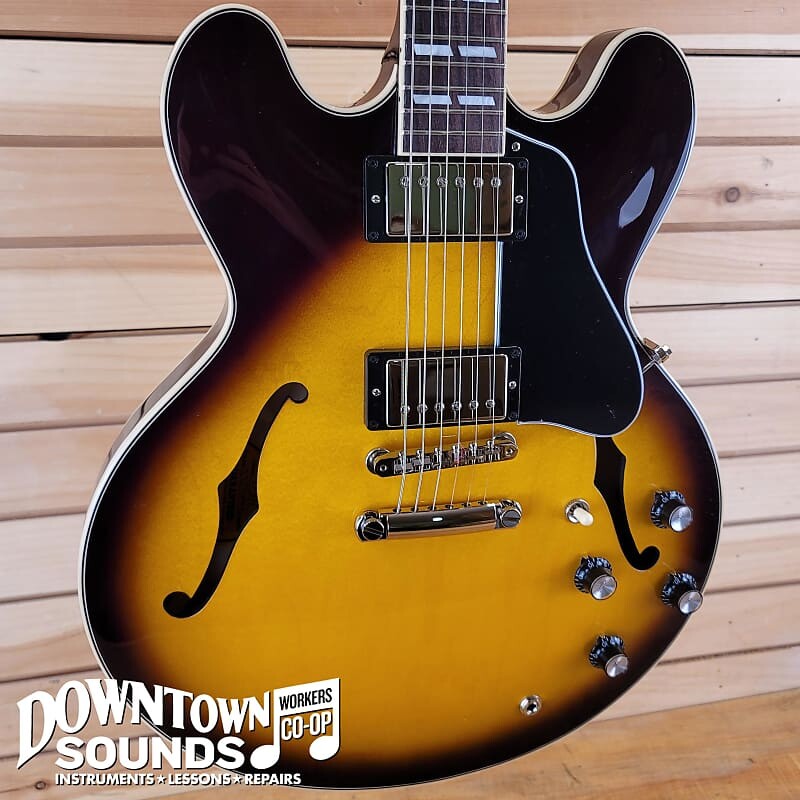 

Gibson ES-345 с жестким корпусом - Vintage Burst ES-345 - VINTAGE BURST