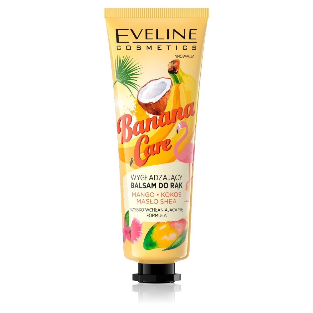 цена Eveline Cosmetics Разглаживающий лосьон для рук Banana Care 50мл