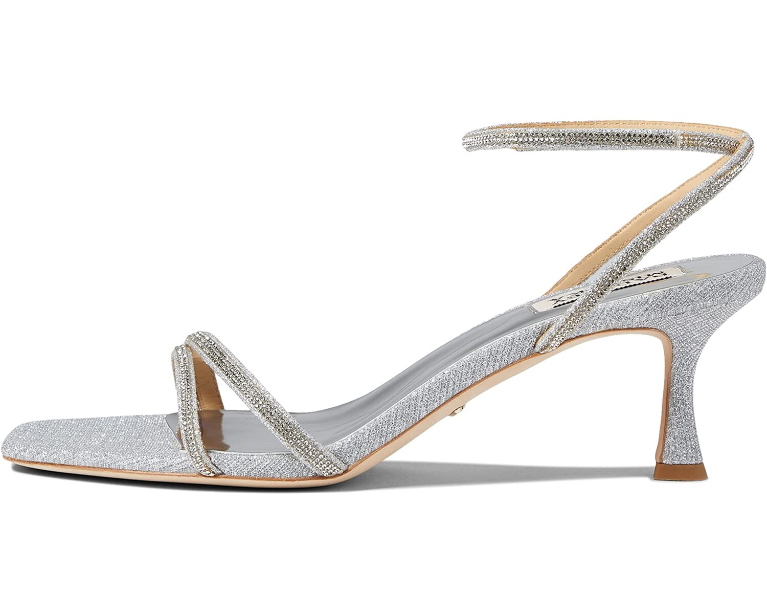

Туфли на каблуках Ultra Badgley Mischka, серебро