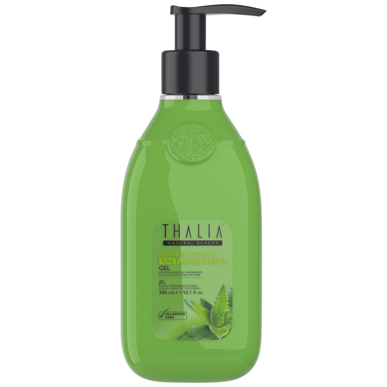 

Увлажняющий и успокаивающий гель Thalia 99% Aloe Vera для тела, 300 мл