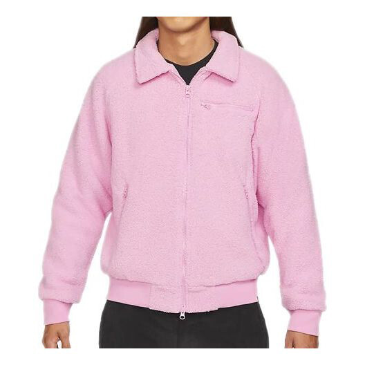 

Куртка Nike SB Sherpa Solid Color Sports Skateboard Jacket Pink CK5286-629, розовый