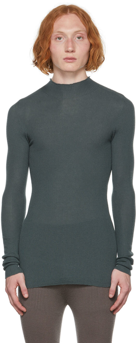 

Синяя водолазка Lupetto Rick Owens