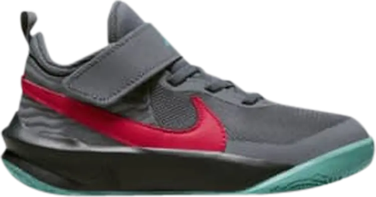 

Кроссовки Nike Team Hustle D10 PS 'Grey Teal Siren Red', серый