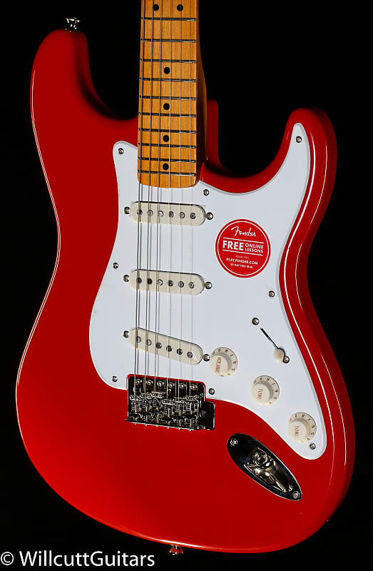 Squier Classic Vibe '50s Stratocaster Кленовый гриф Fiesta Red — ISSB21005520-7.15 lbs