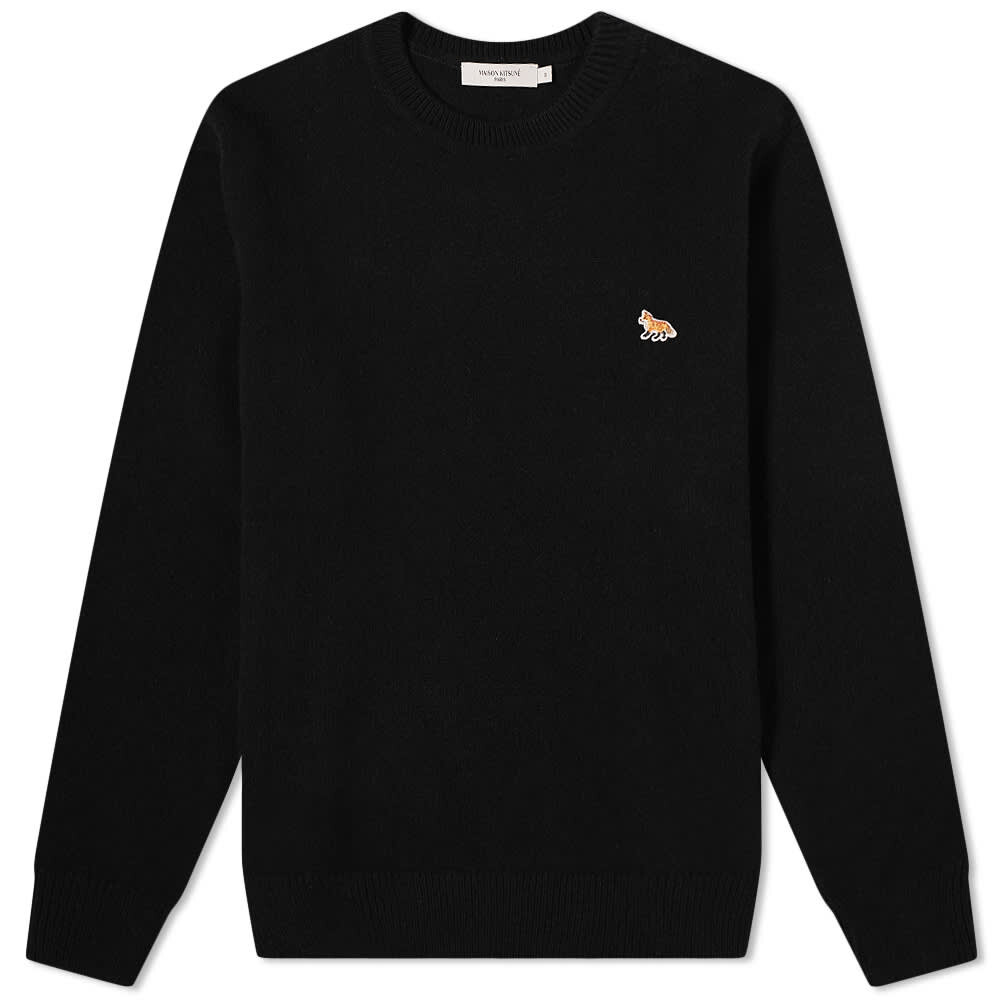 

Джемпер Maison Kitsuné Baby Fox Patch Cosy Crew Knit, Черный