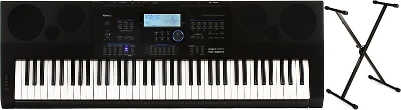

Casio WK-6600 76-клавишный портативный аранжировщик с сценическими стойками KS7190 Classic Single-X Stand Casio + On-Stage WK-6600=1 KS7190=1