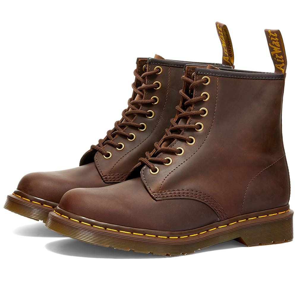 Сапоги Dr. Martens 1460 8 Eye Boot, коричневый 1460 pascal frnt zip 8 eye boot