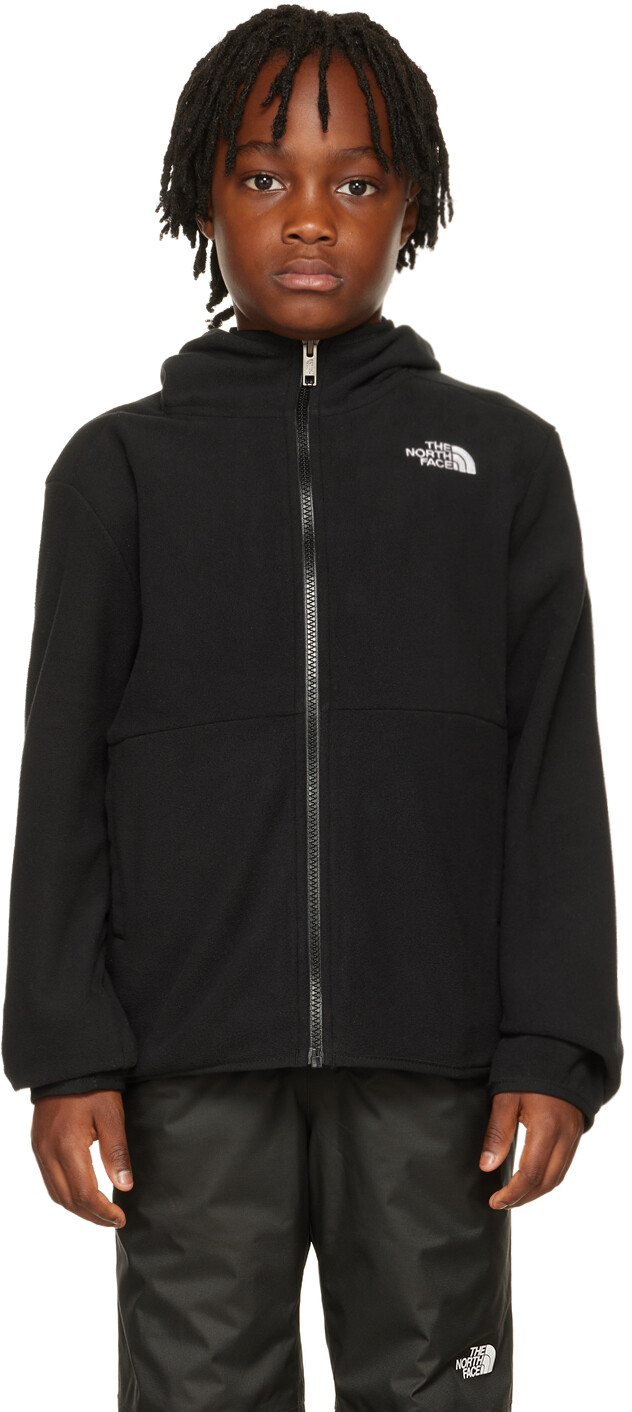 

Детская черная куртка на молнии Glacier The North Face Kids