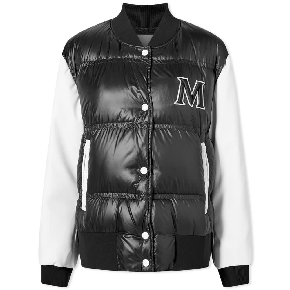 

Утепленный бомбер Mole с контрастными рукавами Moncler, Серый