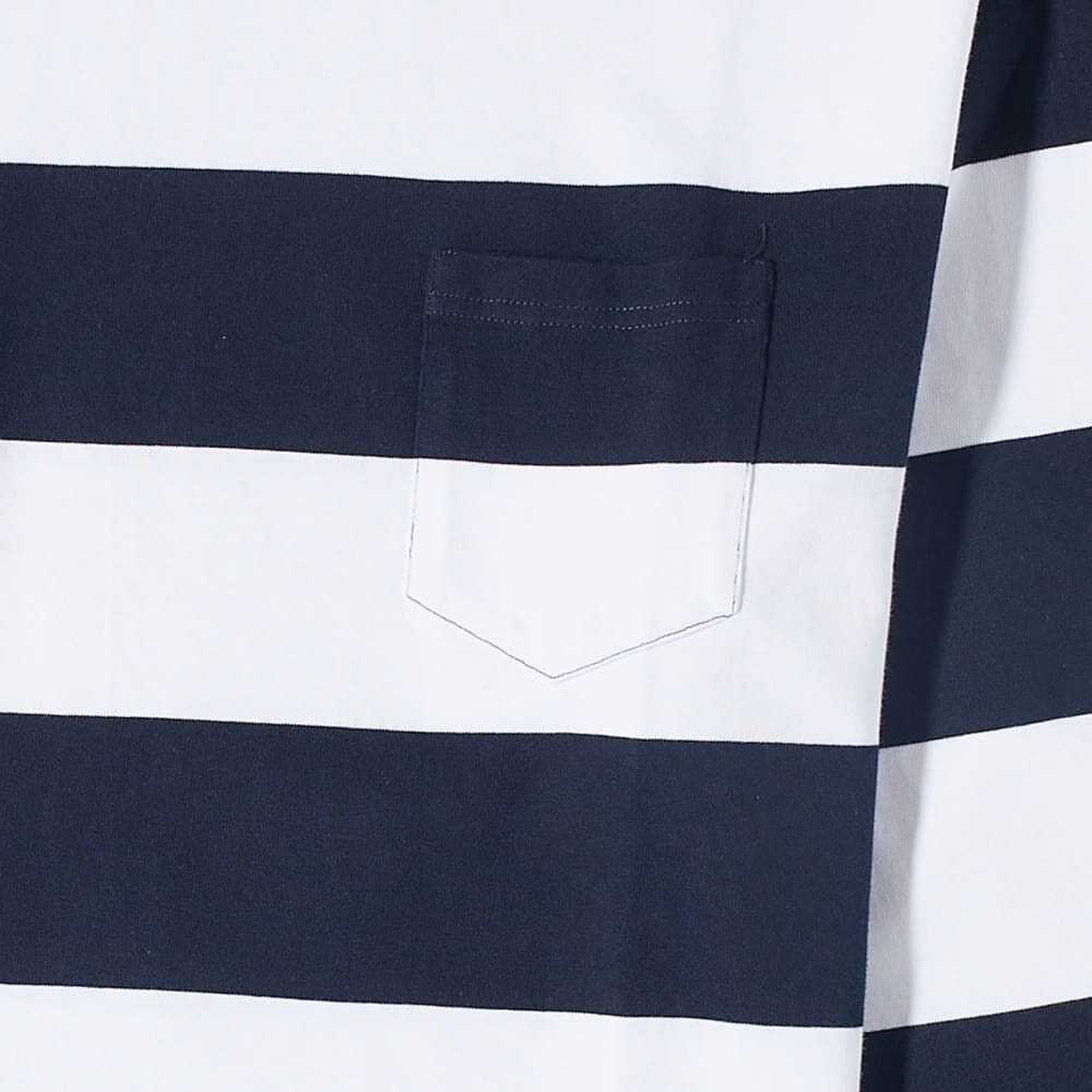 

Футболка Reception Long Sleeve Stripe Pocket Tee, Черный