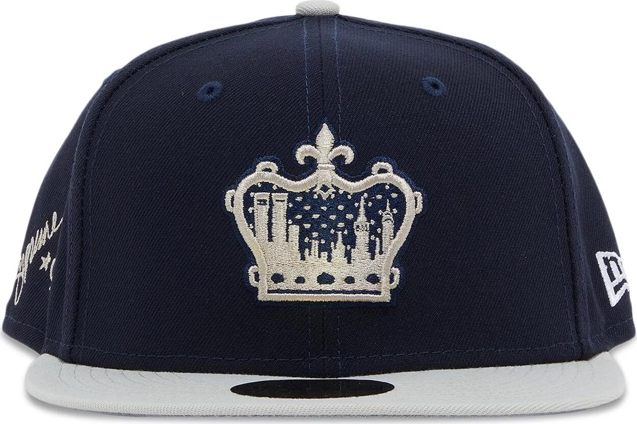 Кепка Supreme King Of New York New Era, темно-синий бейсболка longchamp темно синяя
