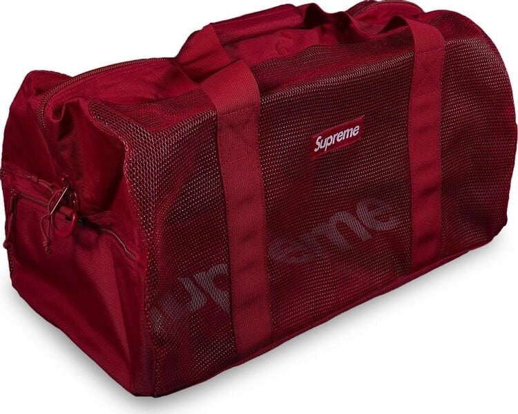 

Сумка Supreme Big Duffle Bag Dark Red, красный