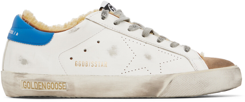 

Белые кроссовки Super-Star Skate Golden Goose