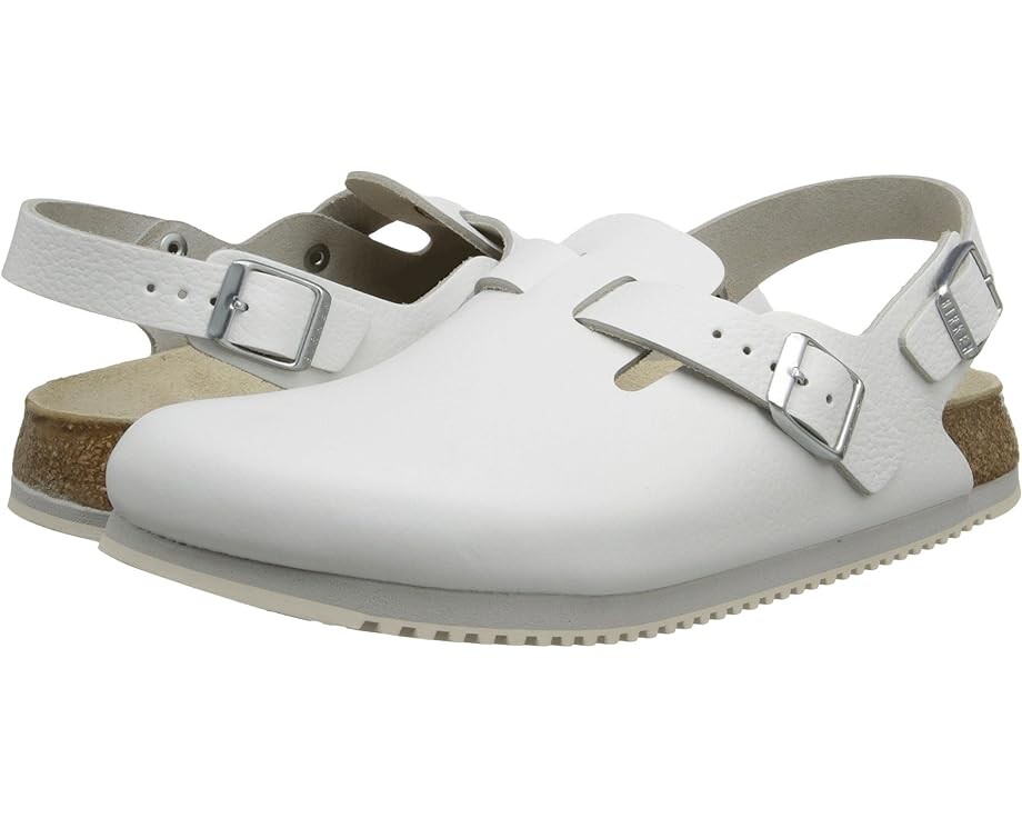 

Сабо Birkenstock Tokyo Super Grip, цвет White Leather