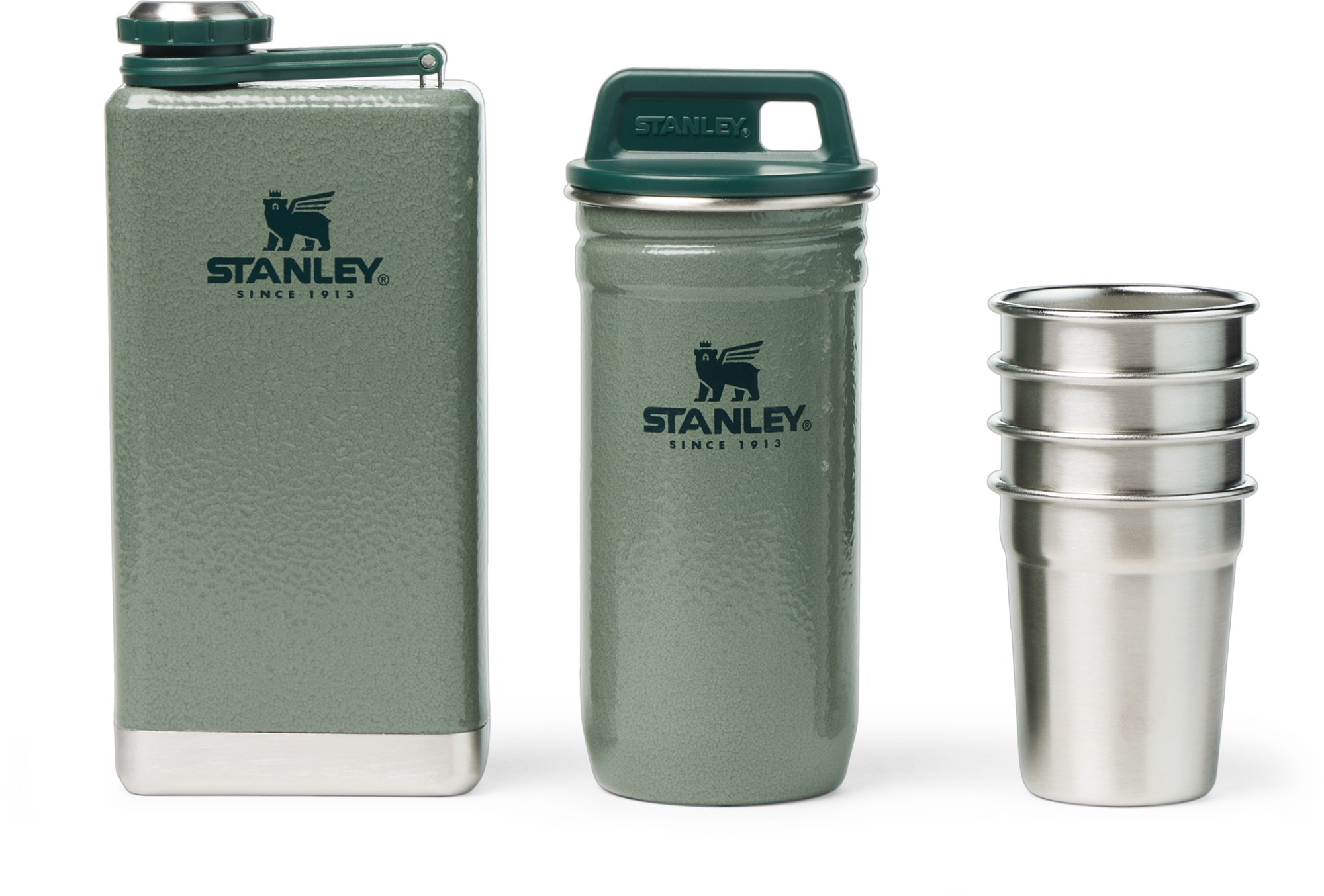 Набор фляг приключений Stanley, зеленый набор стопок stanley adventure 0 59 ml черный