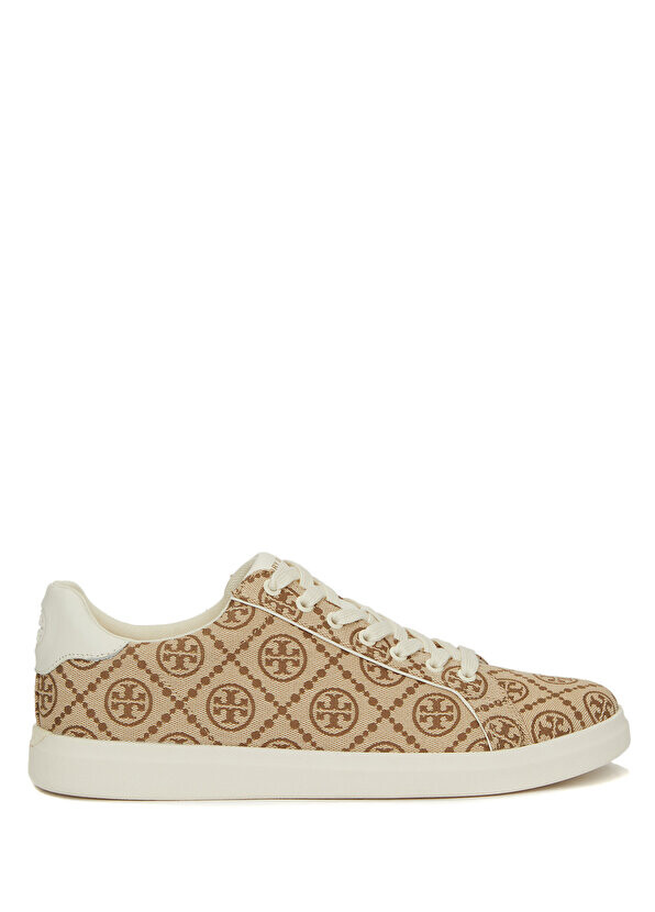 

Бежевые женские кроссовки t monogram howell court Tory Burch