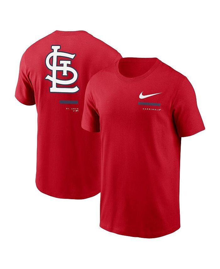 

Мужская красная футболка через плечо St. Louis Cardinals Nike, красный