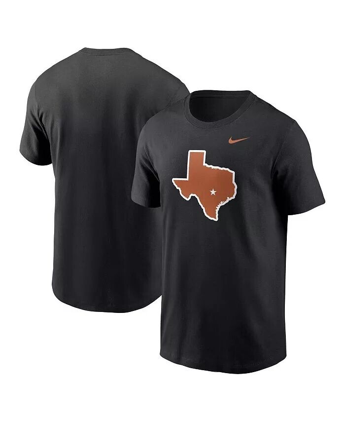 

Мужская черная футболка с альтернативным логотипом Texas Longhorns Primetime Evergreen Nike, черный