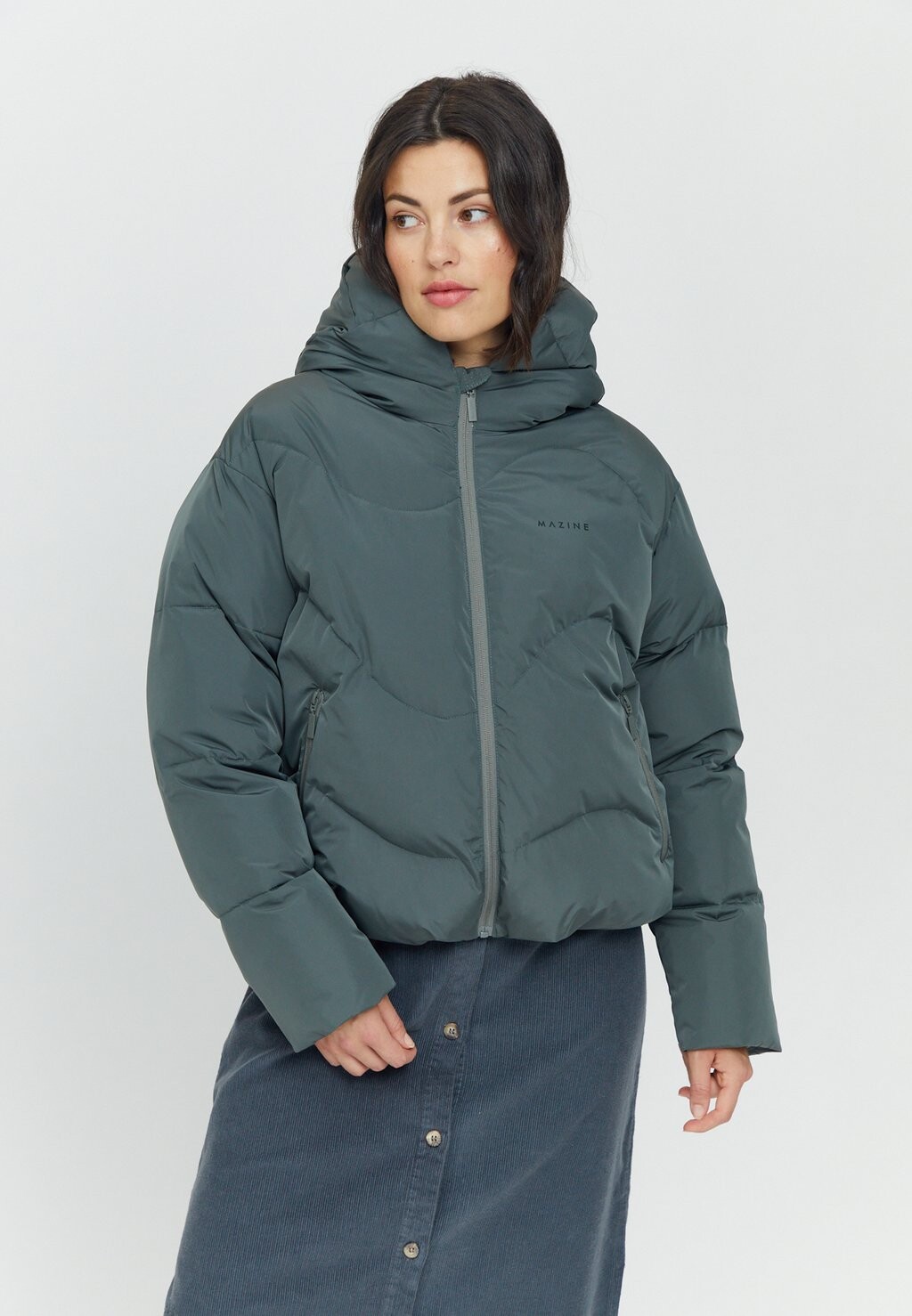 

Зимняя куртка DANA PUFFER Mazine, цвет bottle