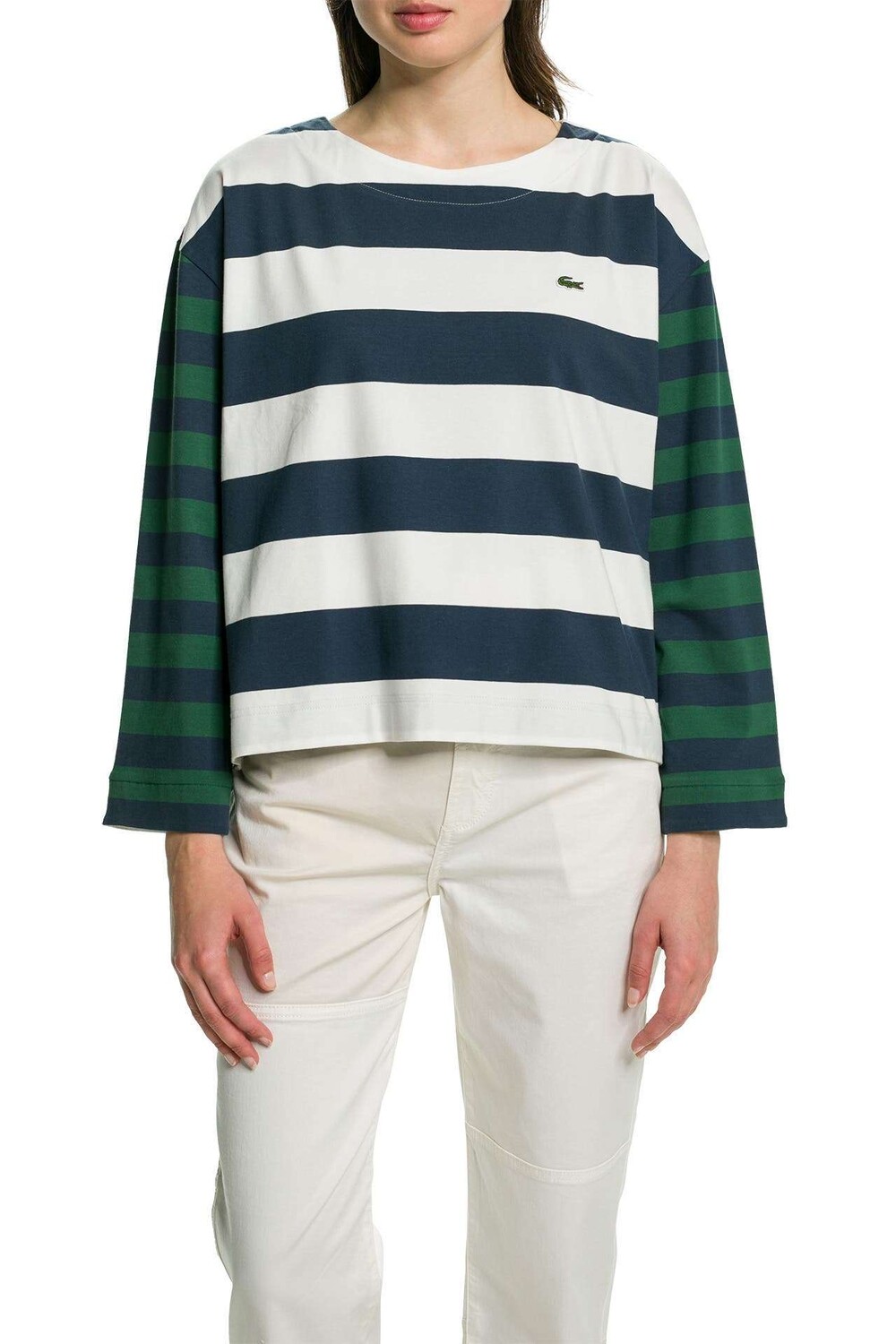 

Лонгслив в полоску Lacoste