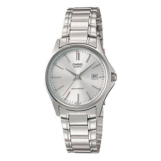 

Часы CASIO Waterproof Quartz Stainless Steel Strap Silver Analog, цвет silver