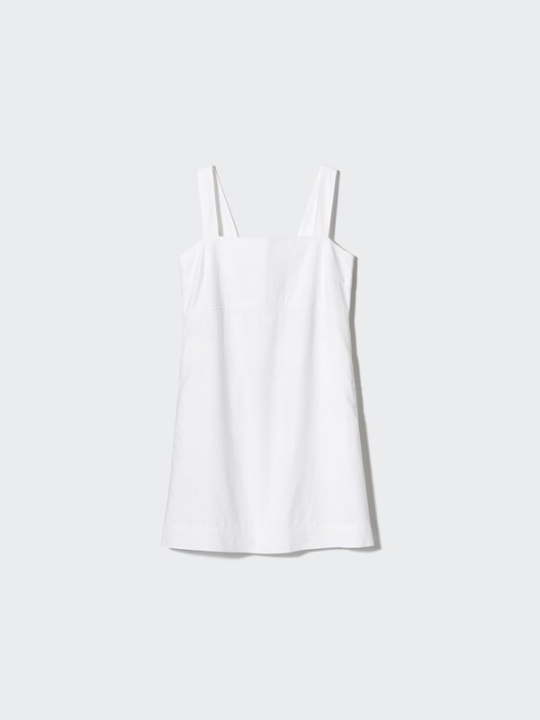 

Мини-Платье из льняной смеси без рукавов Uniqlo, белый