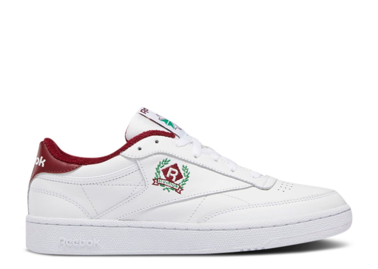 Кроссовки Reebok Club C 85 'Og Crest - White Classic Burgundy', белый