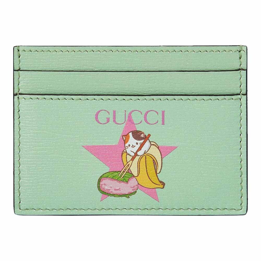 

Кардхолдер Gucci Star Bananya, светло-зеленый