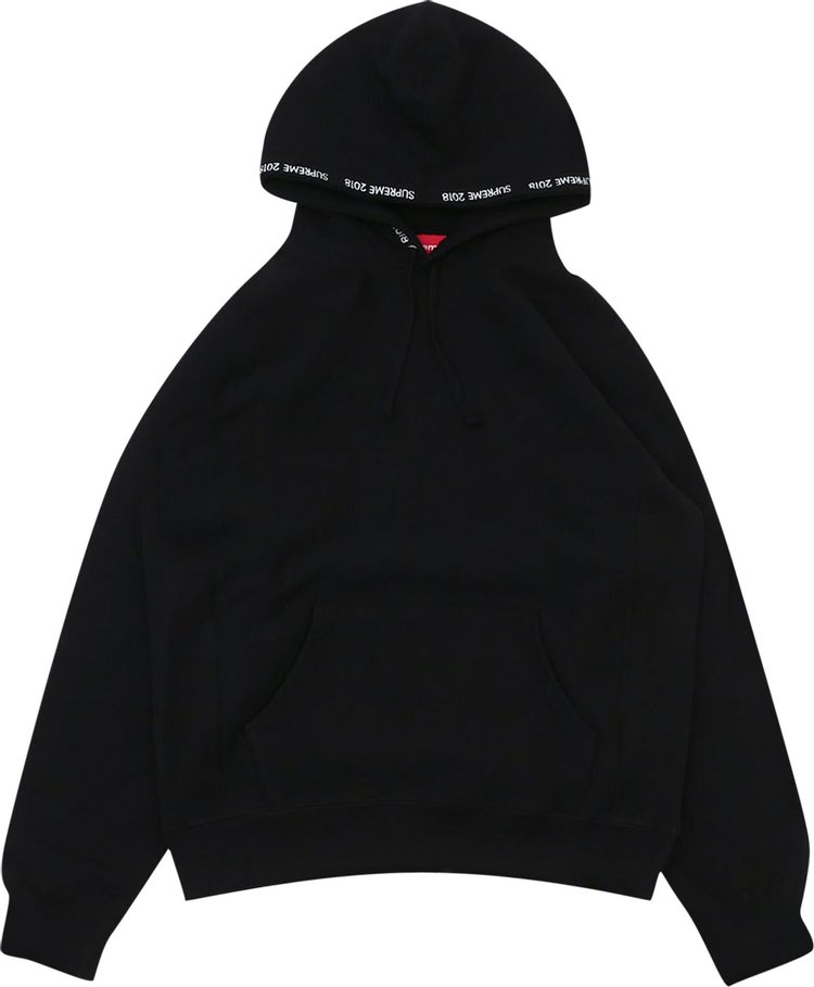 Толстовка Supreme Channel Hooded Sweatshirt 'Black', черный толстовка supreme hockey hooded sweatshirt black черный