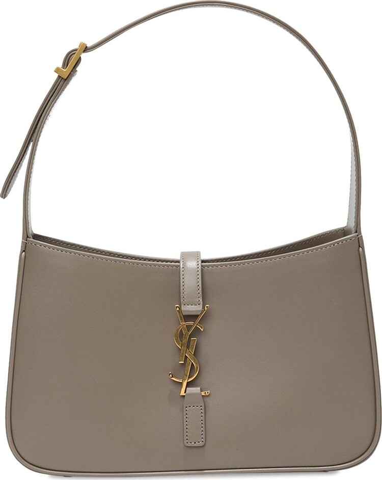 

Сумка Saint Laurent Le 5 À 7 Hobo Bag Greyish Brown, серый