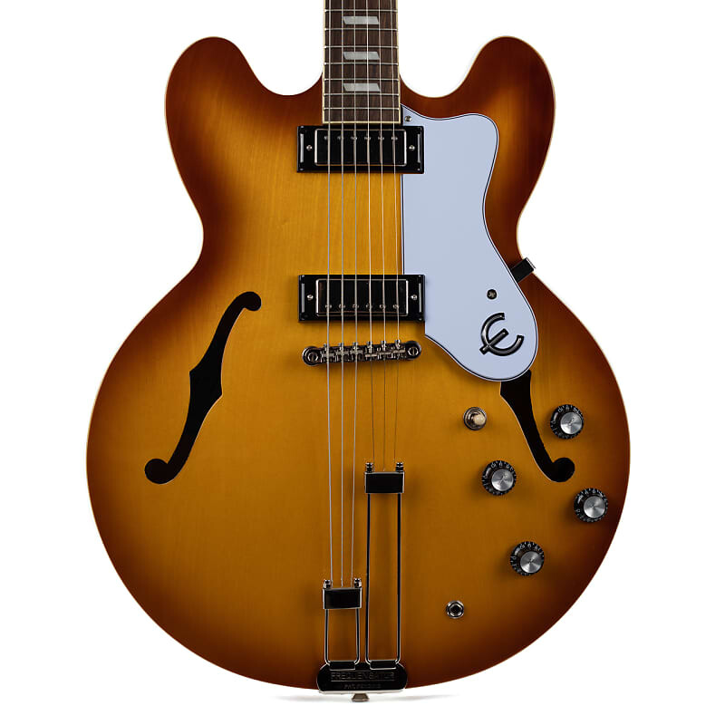 

Epiphone Riviera с частотником - Royal Tan Riviera with Frequensator