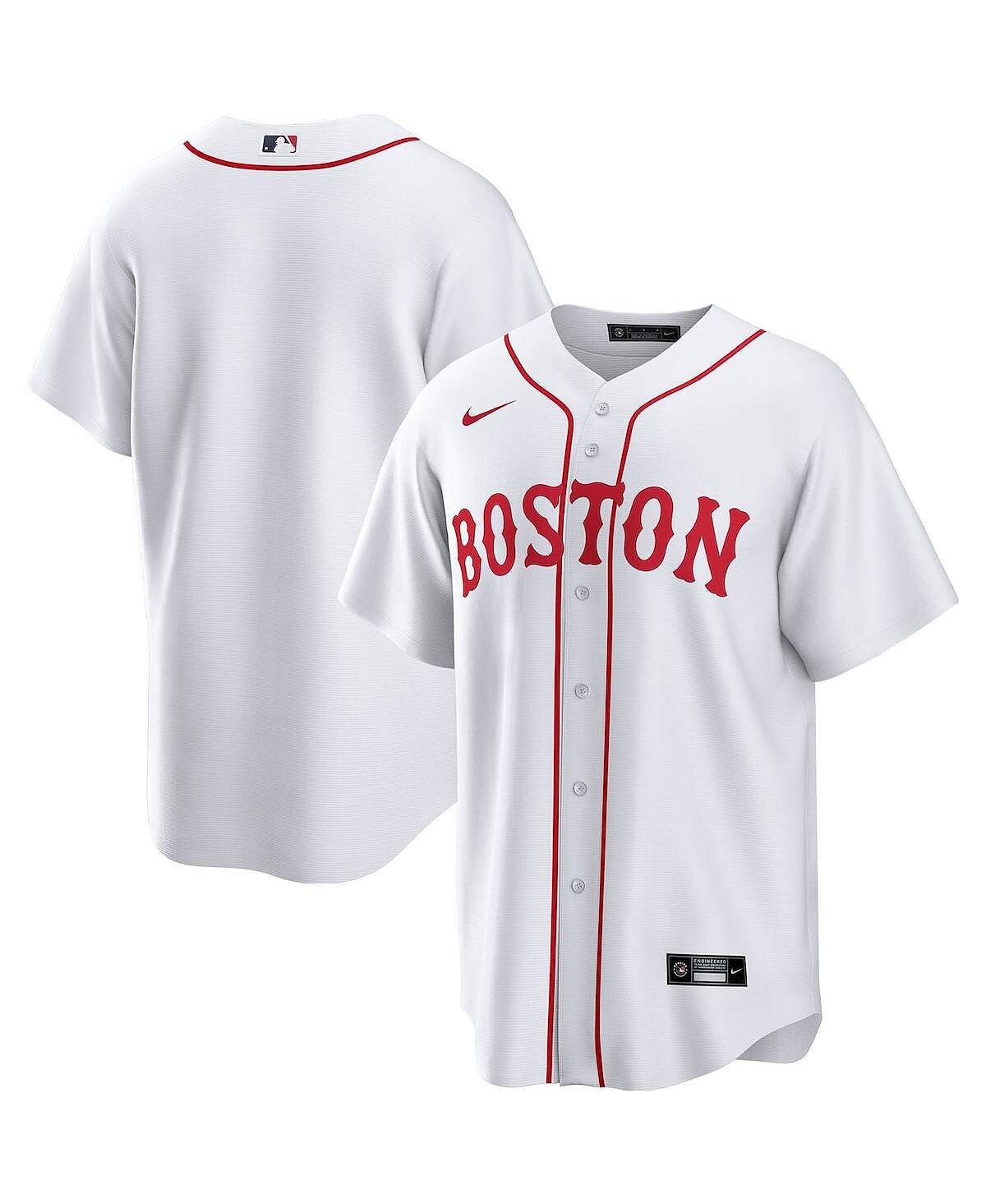 

Мужская белая футболка boston red sox alternate team replica team Nike, белый