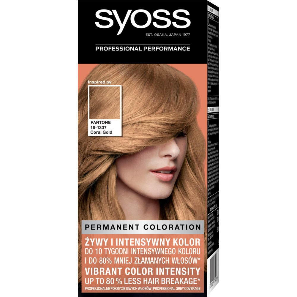 

Syoss Перманентная краска для волос Pantone 9-67 Coral Gold