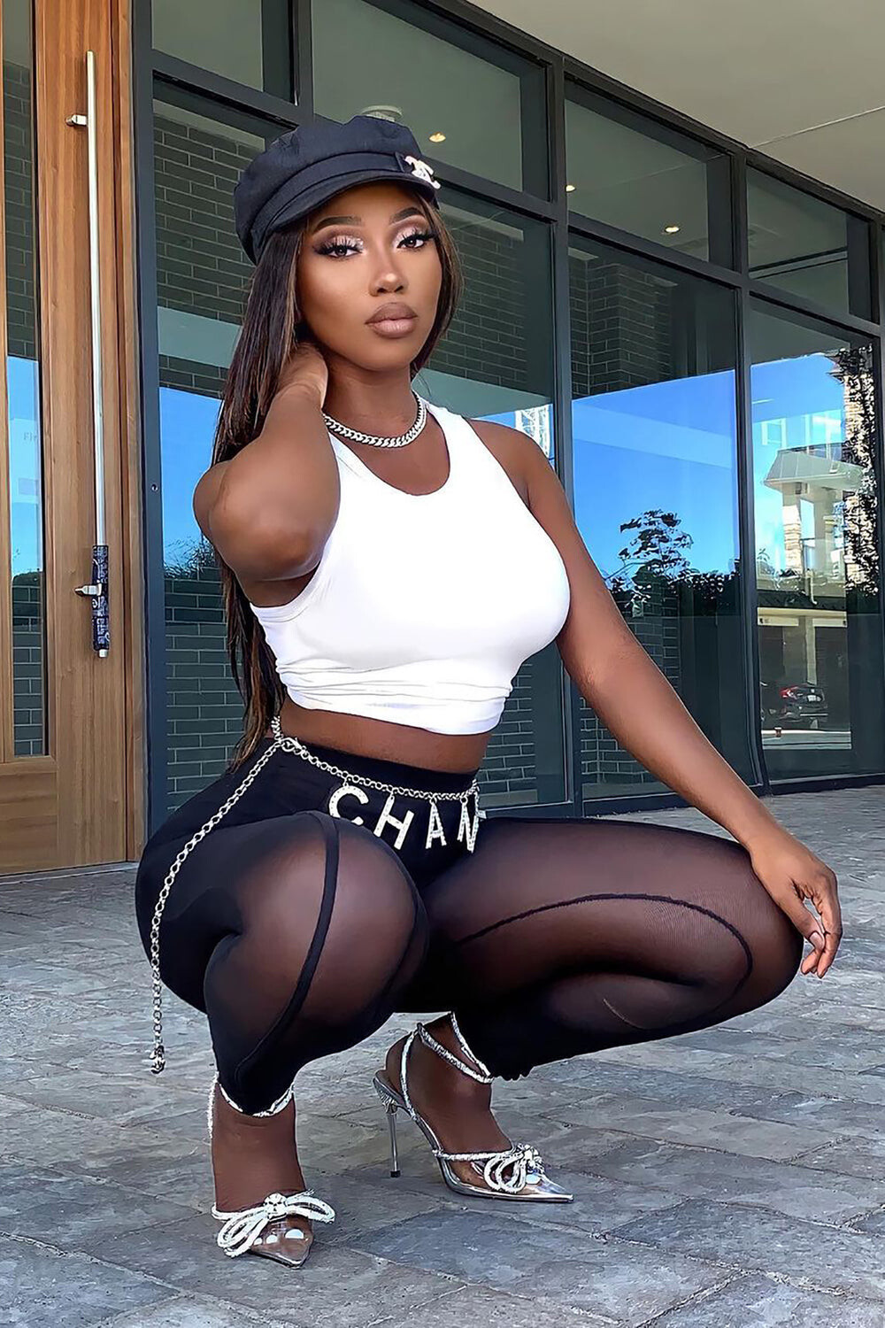 

Леггинсы Fashion Nova P6447, черный