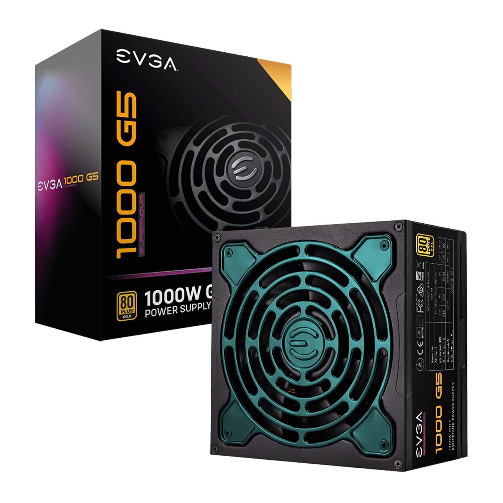 Блок питания EVGA SuperNOVA 1000 G5 220-G5-1000-X3 карта видеозахвата evga xr1 черный