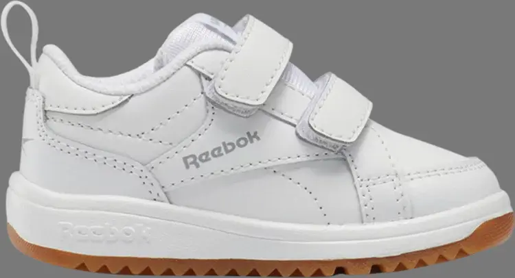 

Кроссовки weebok clasp low toddler 'white gum' Reebok, черный