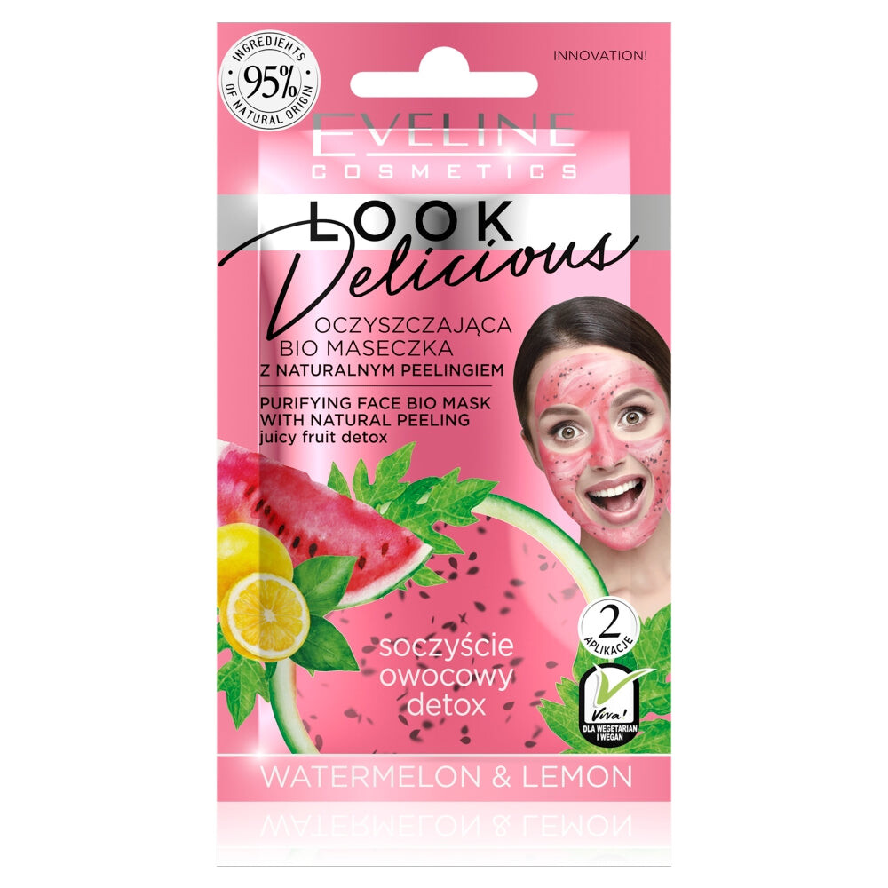 

Eveline Cosmetics Look Delicious очищающая биомаска с натуральным пилингом 10мл