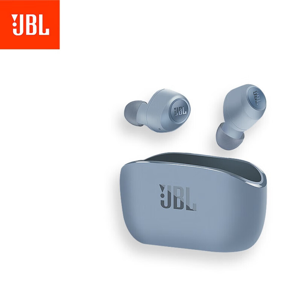 

Bluetooth-гарнитура JBL W100TWS с щумоподавлением, синий