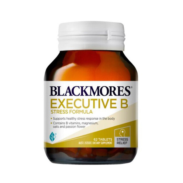 

Пищевая добавка для нервной системы Executive B Stress Formula Blackmores, 62 таблетки