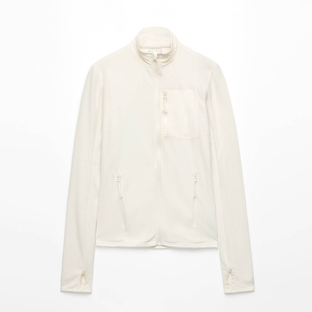 

Куртка Oysho Fleece, бежевый