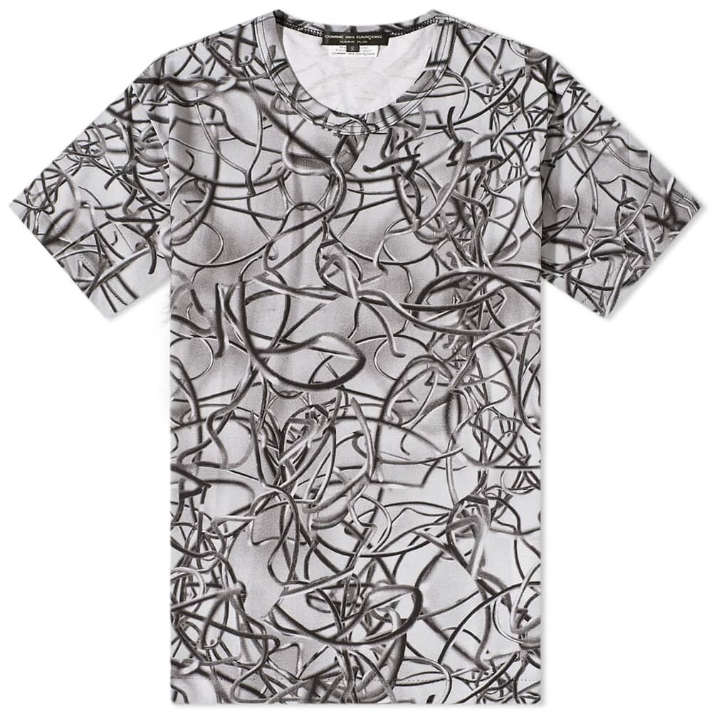 

Футболка Comme des Garçons Homme Plus Cables Print Tee