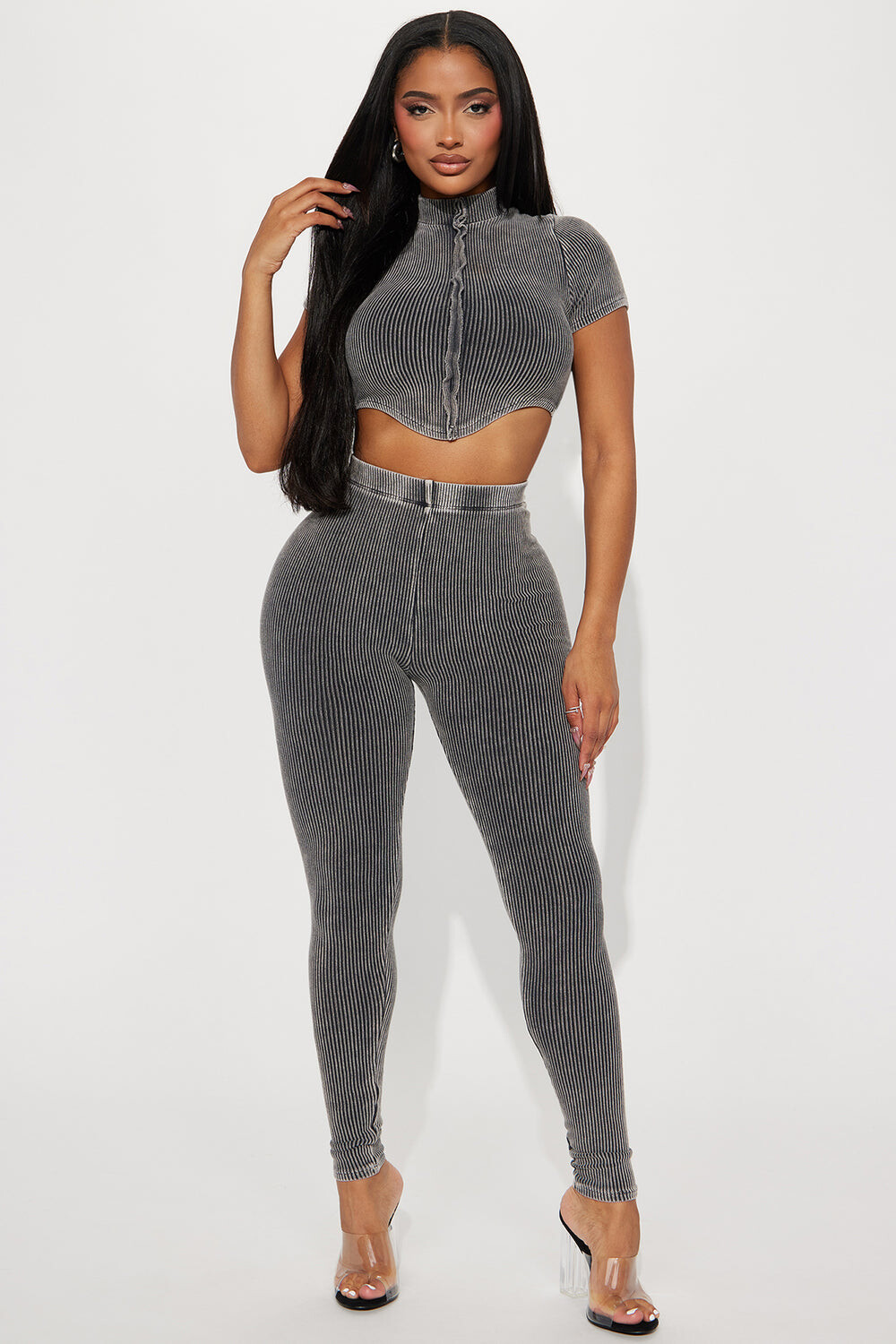 

Леггинсы Fashion Nova GD2903SS, серый