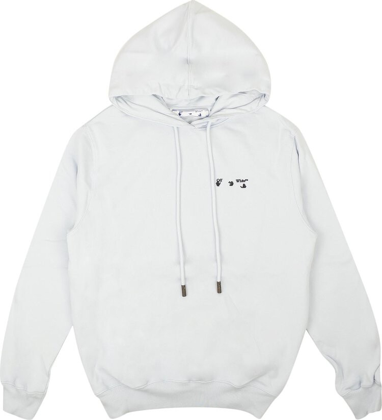 

Худи Off-White Logo Reg Hoodie Lilac/Black, фиолетовый