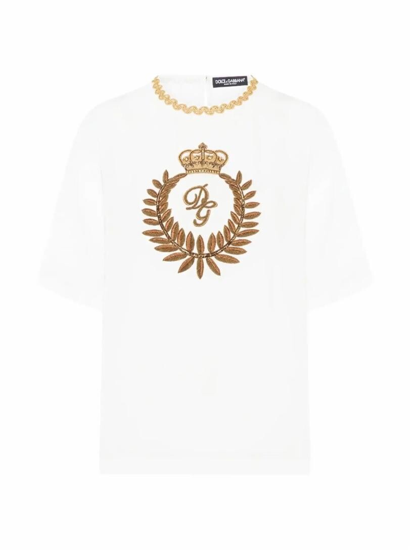 

Футболка с логотипом Dolce&Gabbana, Белый