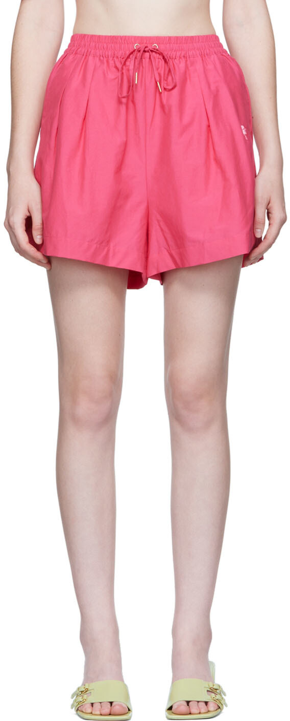 

Розовые хлопковые шорты Silk Laundry