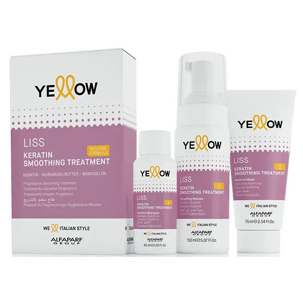 

Alfaparf Yellow Liss набор для кератинового выпрямления волос, 1 упаковка