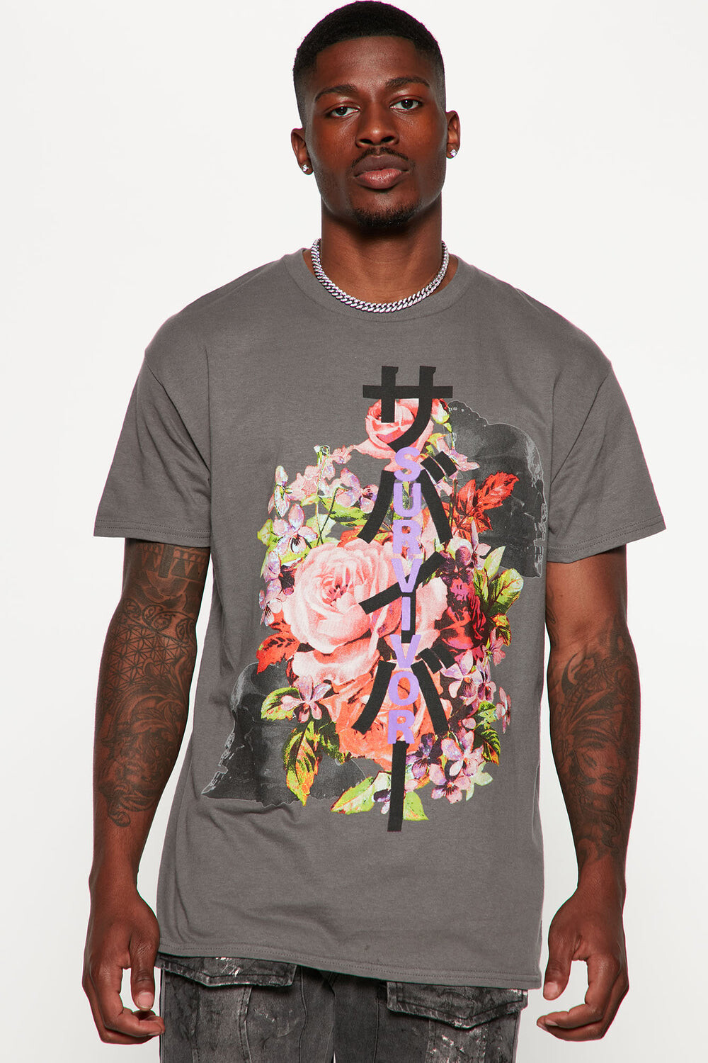 

Футболка Fashion Nova 22024423, угольный