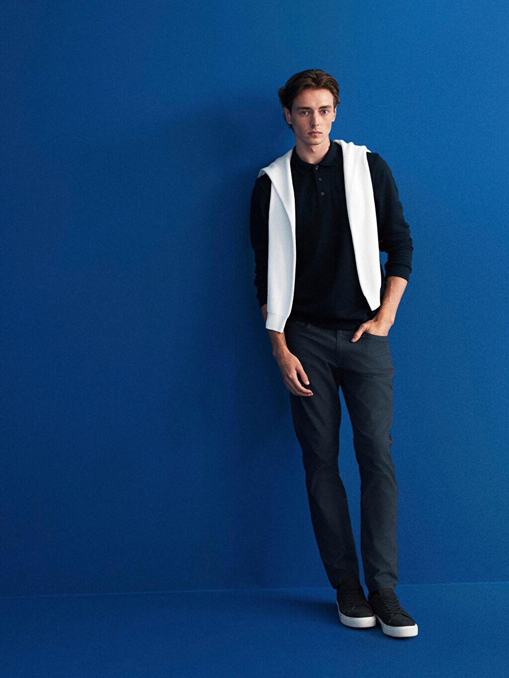 

Текстурированные мужские брюки Slim Fit LCWAIKIKI Classic