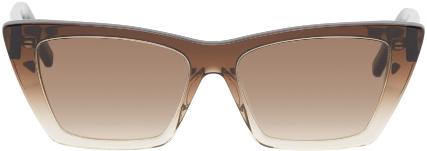 

Коричневые солнцезащитные очки SL 276 Mica Saint Laurent
