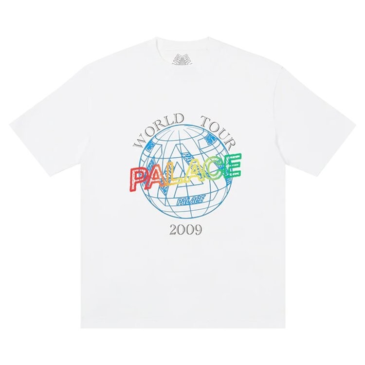 

Футболка Palace World Tour T-Shirt 'White', белый